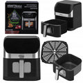 Frytkownica Beztłuszczowa LED AIRFRYER 6L 2000W XXL 10 Trybów Gotowania