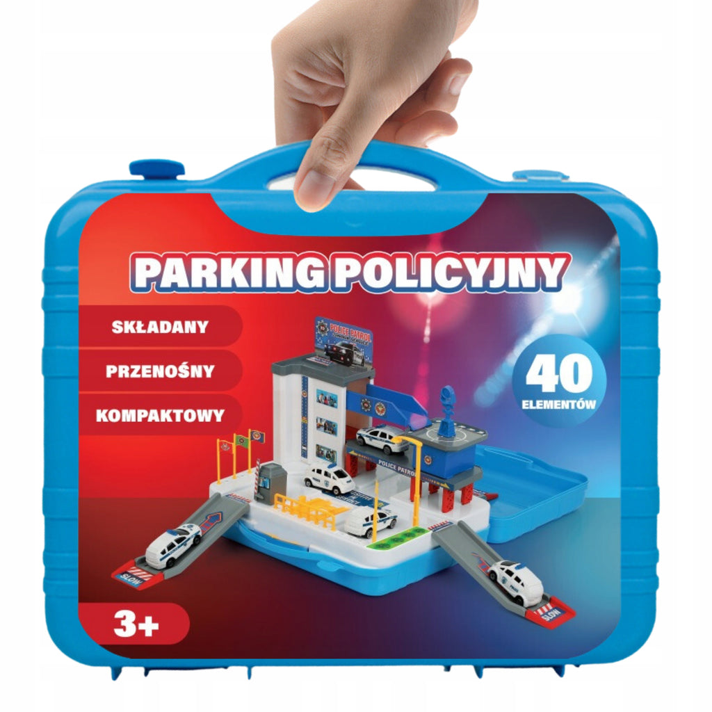 PARKING POLICYJNY WALIZKA GARAŻ 40 el. RADIOWÓZ