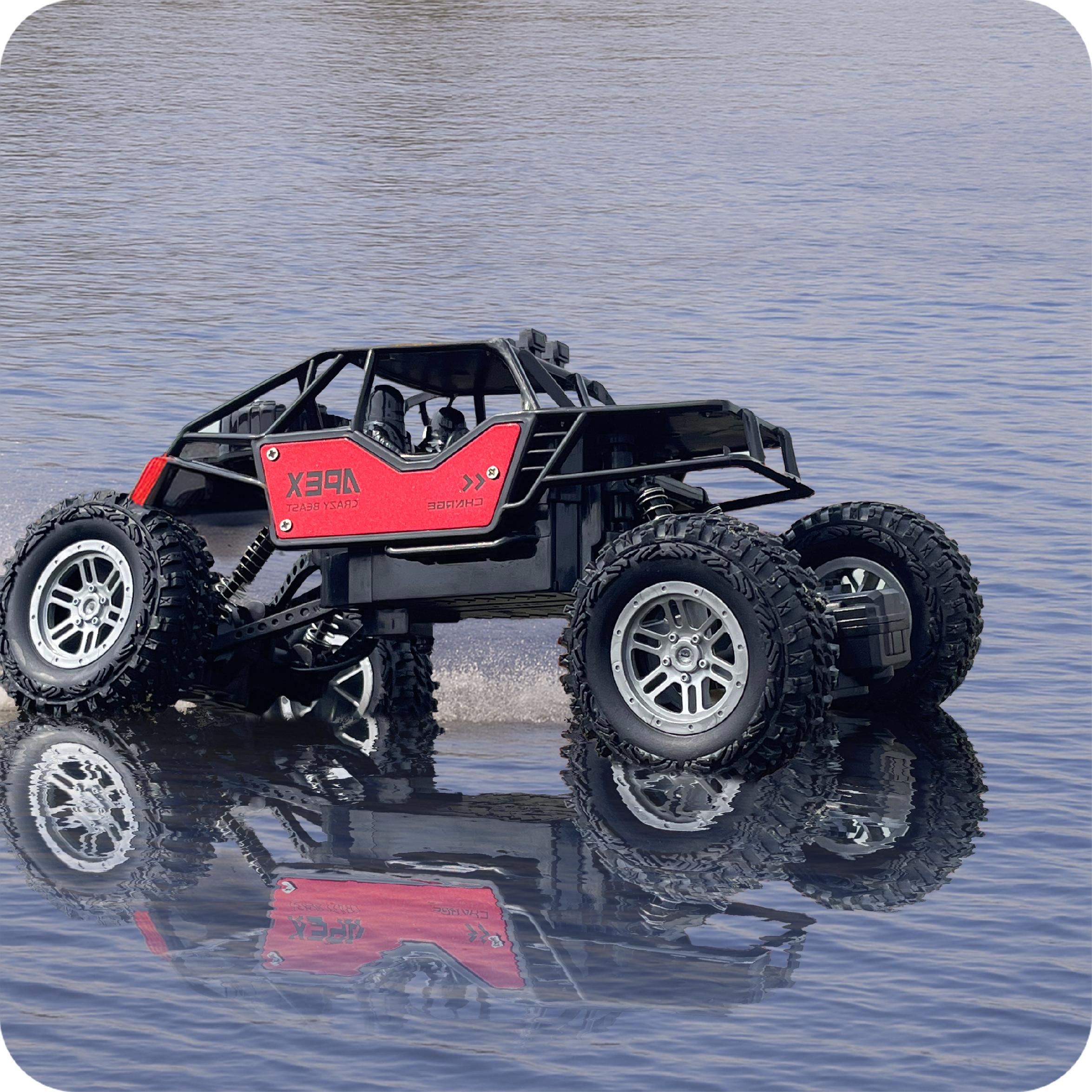 SAMOCHÓD ZDALNIE STEROWANY AUTO RC TERENOWY PILOT DUŻY + 2 AKUMULATORY 1:18