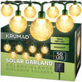 Girlanda Solarna Ogrodowa Lampki Solarne 50 x Żarówka LED na Balkon 7 m