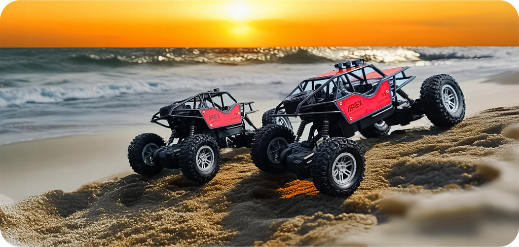 SAMOCHÓD ZDALNIE STEROWANY AUTO RC TERENOWY PILOT DUŻY + 2 AKUMULATORY 1:18