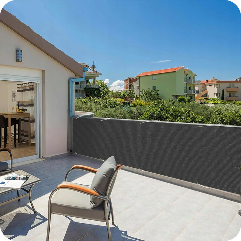 OSŁONA NA BALKON BALKONOWA TARAS SIATKA PRZECIWSŁONECZNA UV 95% 180g 1x7 m