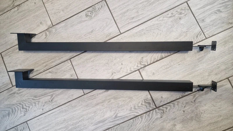Elementy Systemu Drzwi Przesuwnych Loft Barn Door 90 cm Stal 4x4 Czarny Mat