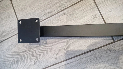 Elementy Systemu Drzwi Przesuwnych Loft Barn Door 90 cm Stal 4x4 Czarny Mat