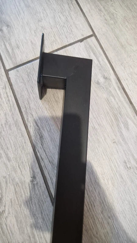 Elementy Systemu Drzwi Przesuwnych Loft Barn Door 90 cm Stal 4x4 Czarny Mat