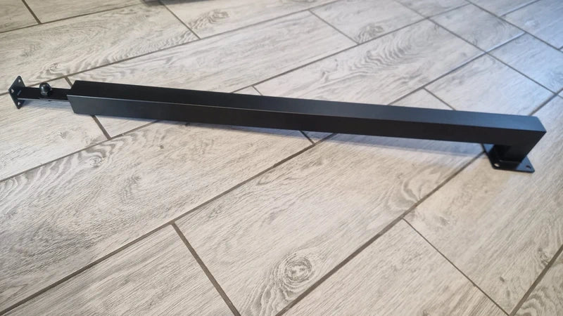 Elementy Systemu Drzwi Przesuwnych Loft Barn Door 90 cm Stal 4x4 Czarny Mat