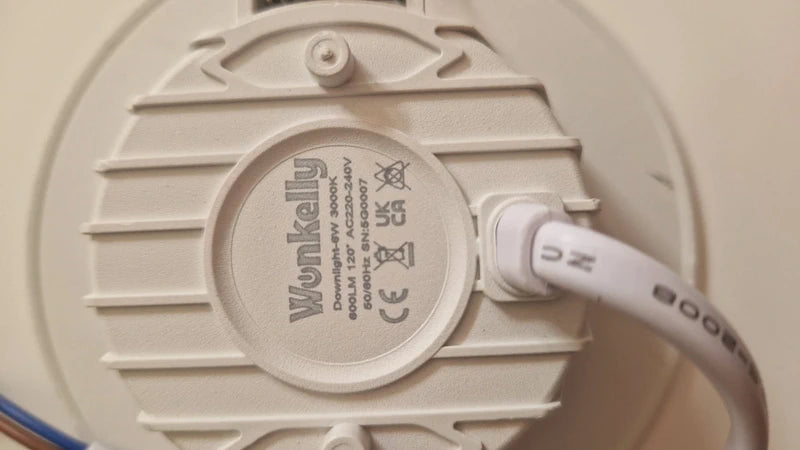 Wunkelly Oprawy LED wpuszczane 6W 3000K IP44 – komplet 6 szt.
