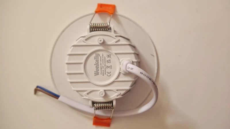 Wunkelly Oprawy LED wpuszczane 6W 3000K IP44 – komplet 6 szt.