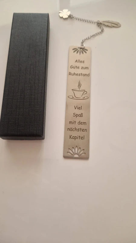Metalowa zakładka spersonalizowana inspirujaca Nowa