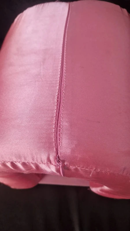 Poduszka ergonomiczna do spania na boku Memory Foam jedwabna 27×29 cm