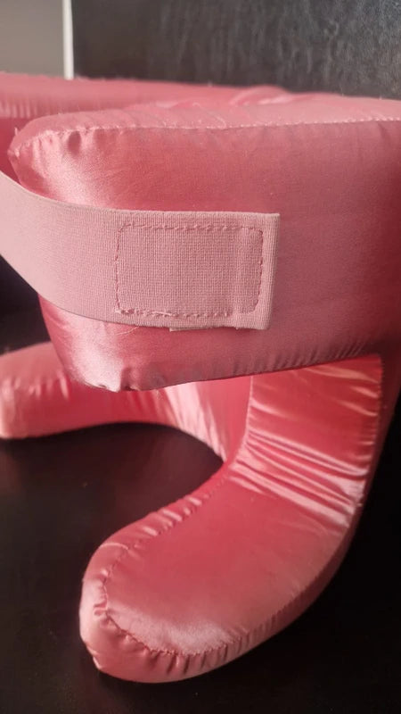 Poduszka ergonomiczna do spania na boku Memory Foam jedwabna 27×29 cm