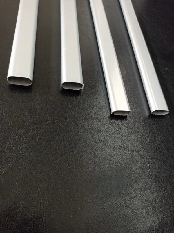 4x aluminiowy drążek do szafy garderoby na wieszaki 50 i 56,5 cm