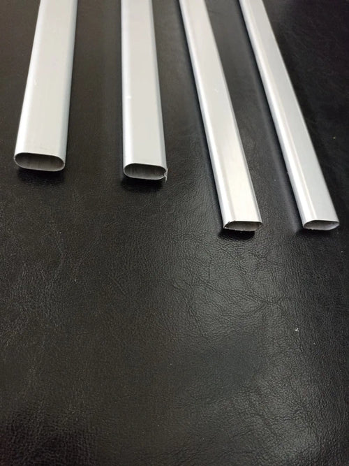 4x aluminiowy drążek do szafy garderoby na wieszaki 50 i 56,5 cm