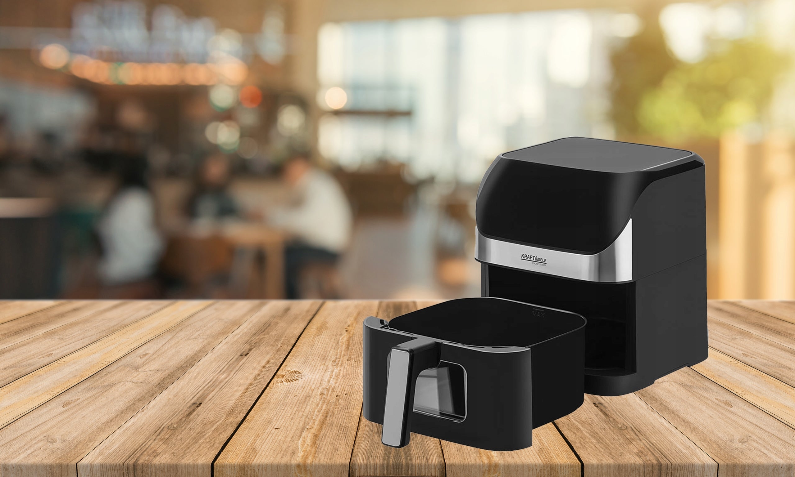 Frytkownica Beztłuszczowa LED AIRFRYER 6L 2000W XXL 10 Trybów Gotowania