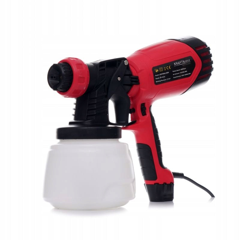 PISTOLET NATRYSKOWY MALARSKI LAKIERNICZY DO MALOWANIA 450W 1000ML KD1655