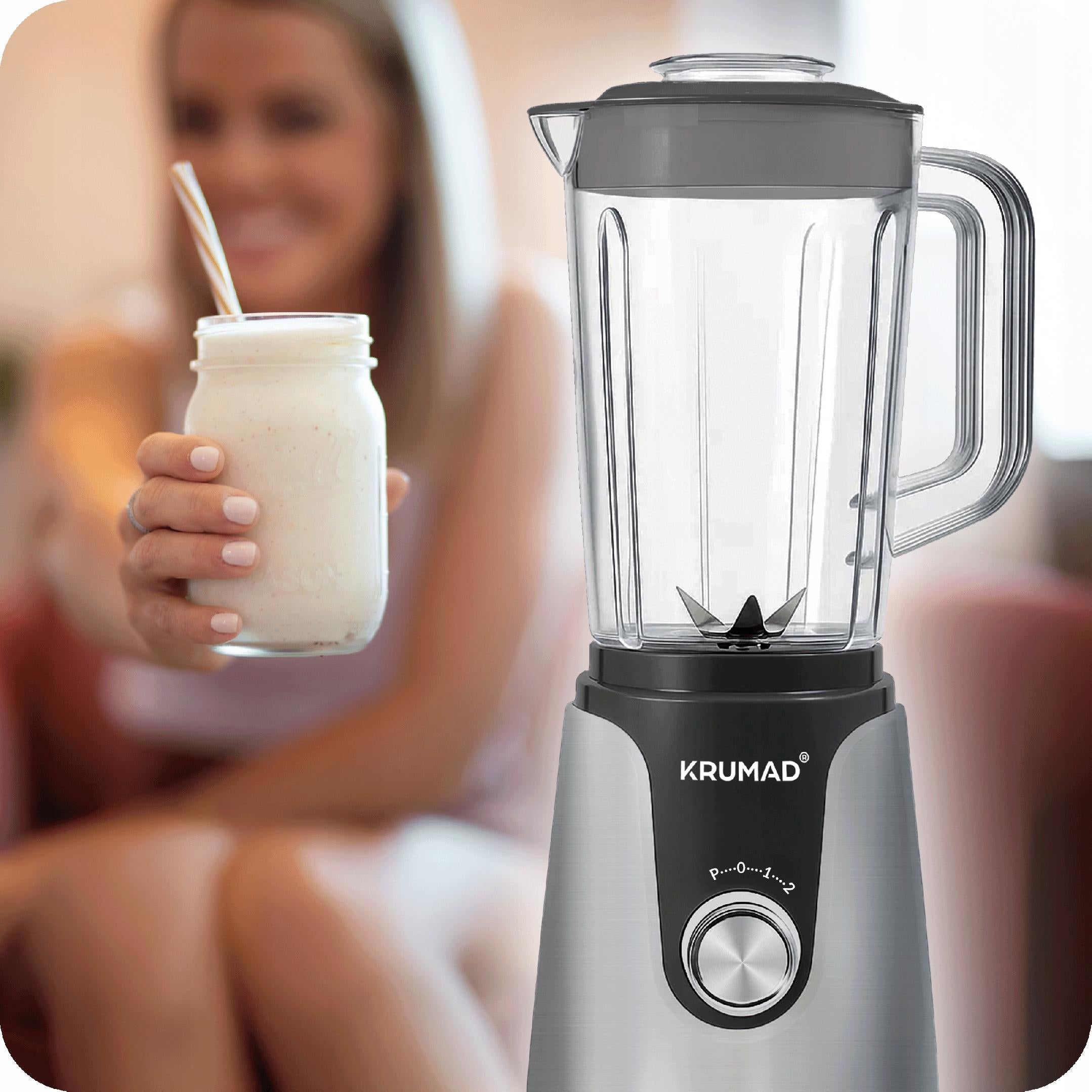 Blender kielichowy 1200W do koktajli, smoothie, zup i sosów 1,2L 2 biegi