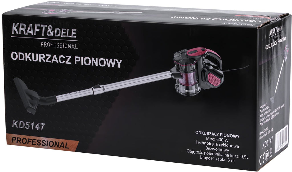 ODKURZACZ PIONOWY 600W 0,5L KD5147