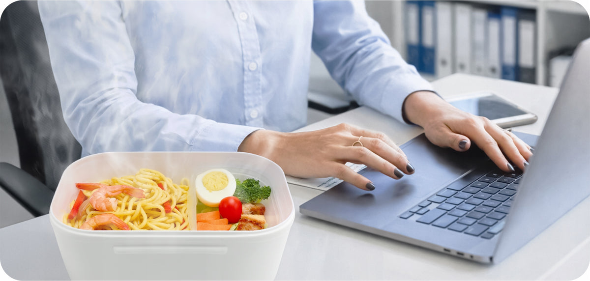 LUNCHBOX ELEKTRYCZNY PODGRZEWACZ DO JEDZENIA OBIADU ŚNIADANIÓWKA 40W 1,05L