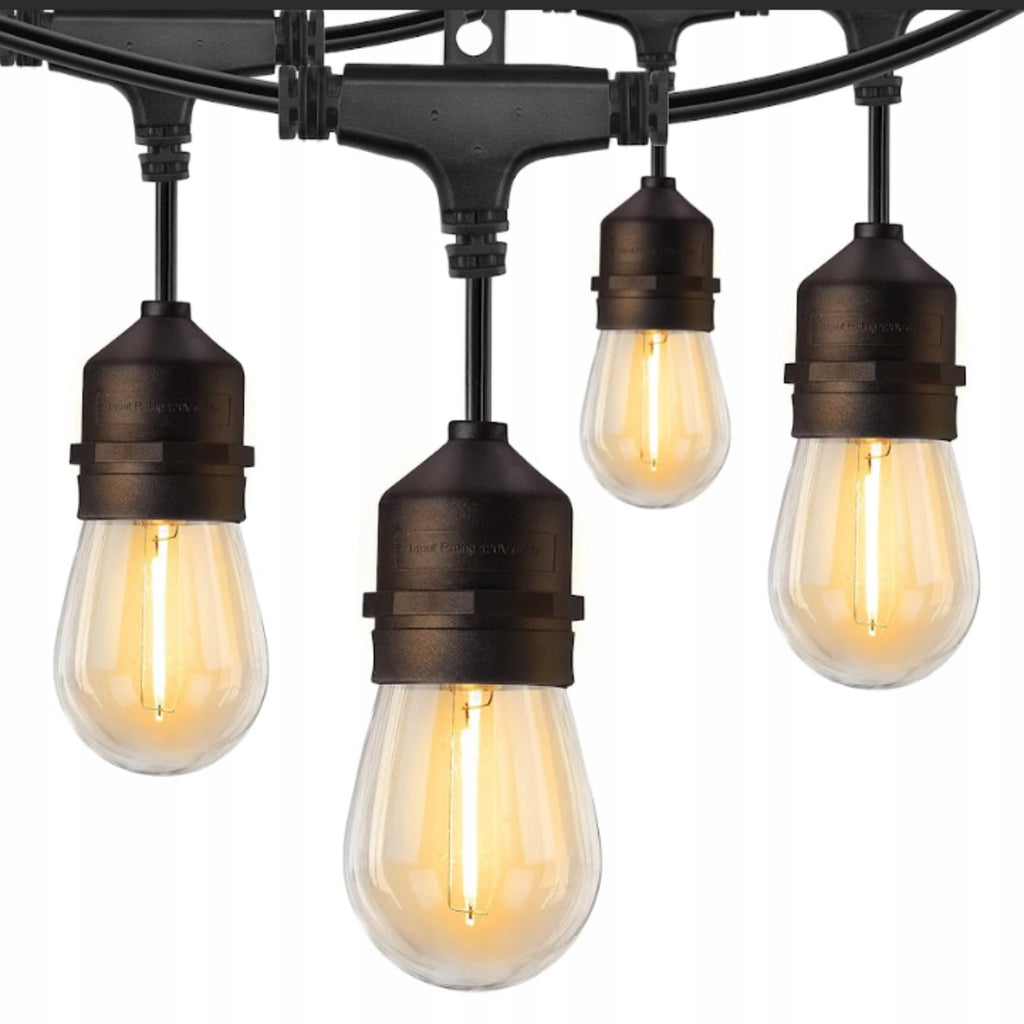Girlanda Ogrodowa Świetlna Lampki Led 10m 10x Led Żarówki E27 Na Balkon