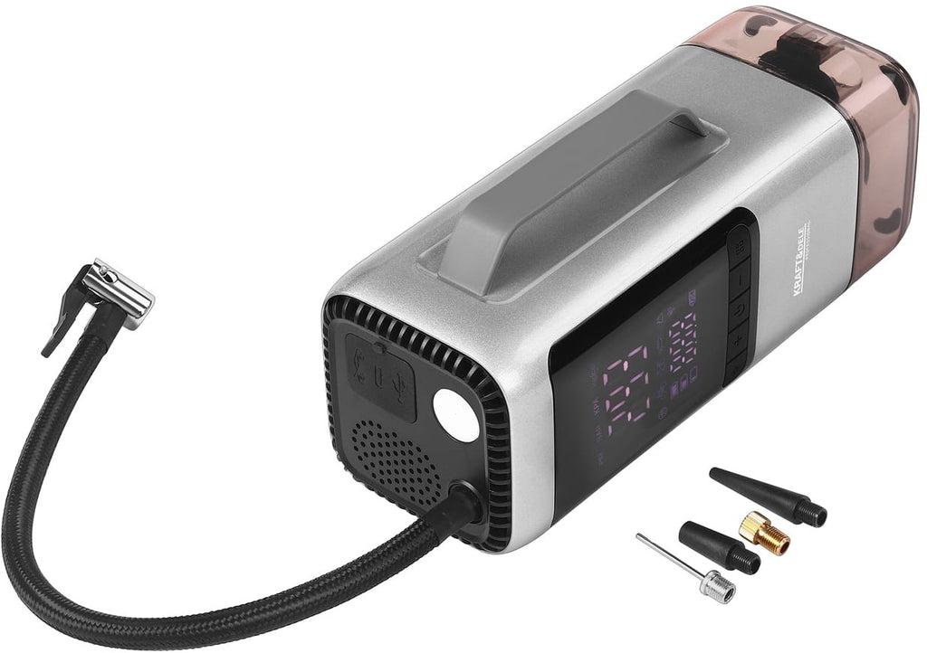 URZĄDZENIE WIELOFUNKCYJNE ODKURZACZ / JUMP-STARTER / POMPKA / DMUCHAWA / LATARKA / POWERBANK KD5498