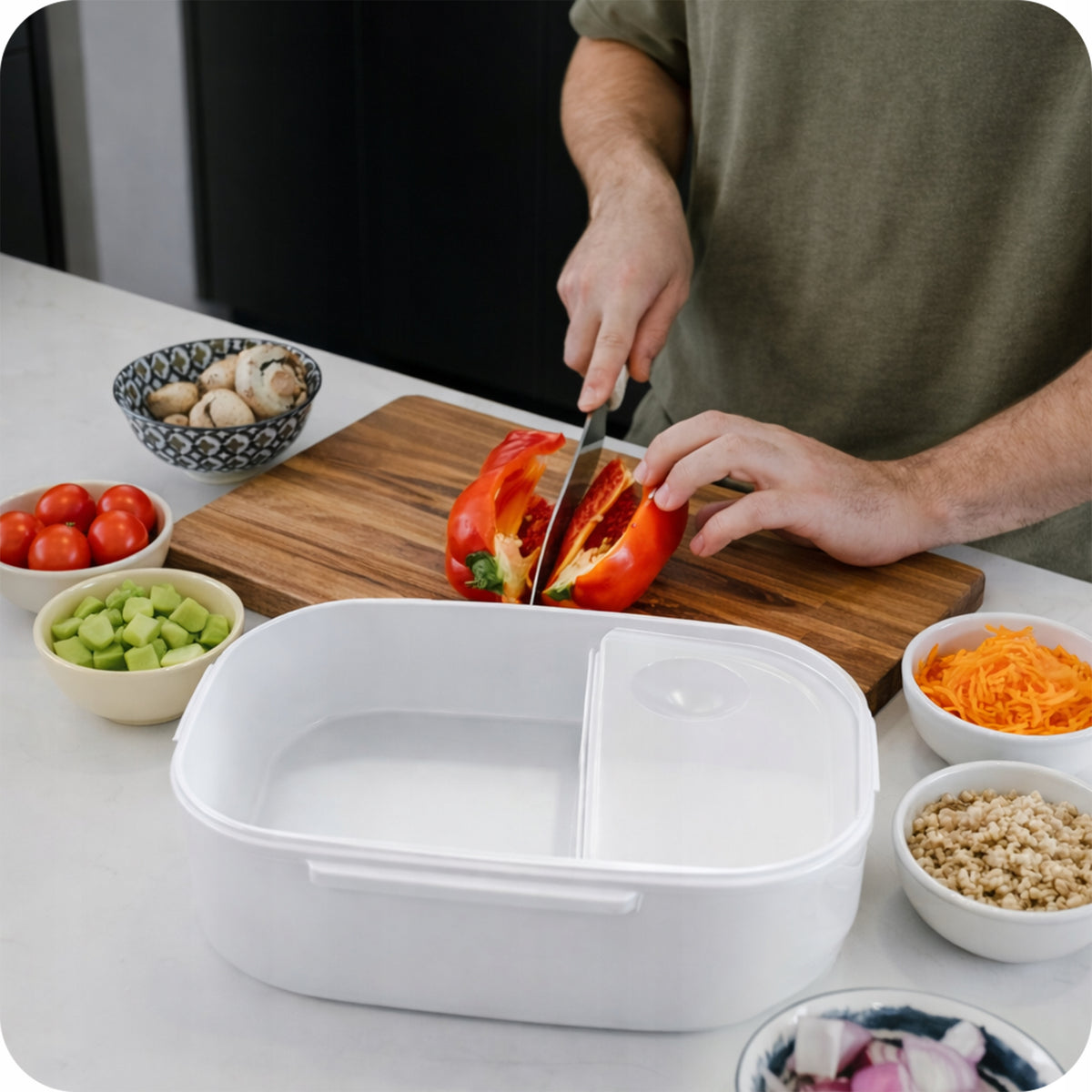 LUNCHBOX ELEKTRYCZNY PODGRZEWACZ DO JEDZENIA OBIADU ŚNIADANIÓWKA 40W 1,05L
