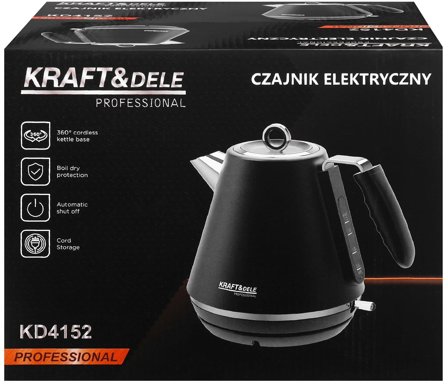 Czajnik Elektryczny 2200W 1,7L KD4152