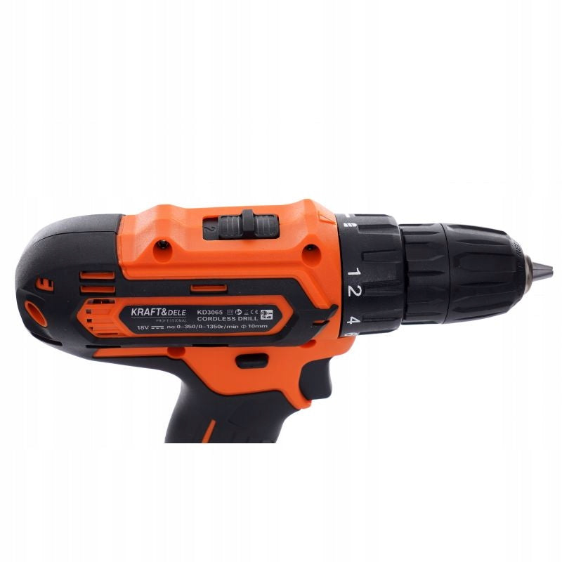 WIERTARKO WKRĘTARKA AKUMULATOROWA 18V 1300mAh 2 BIEGOWA KD3065