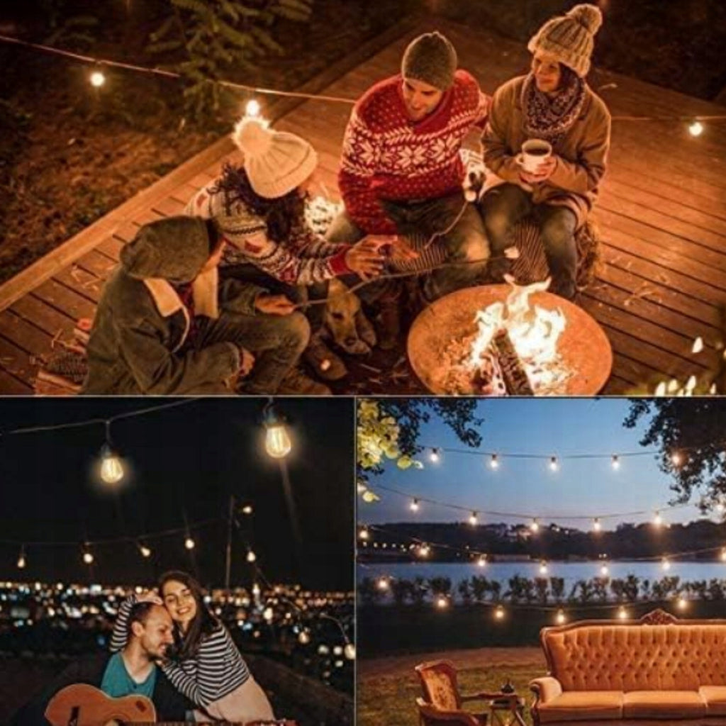 Girlanda Ogrodowa Świetlna Lampki Led 10m 10x Led Żarówki E27 Na Balkon