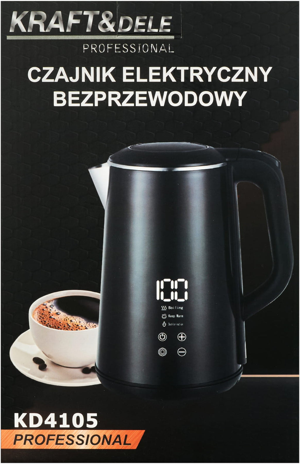 Czajnik Elektryczny z regulacją temperatury 1,6L 1500W KD4105