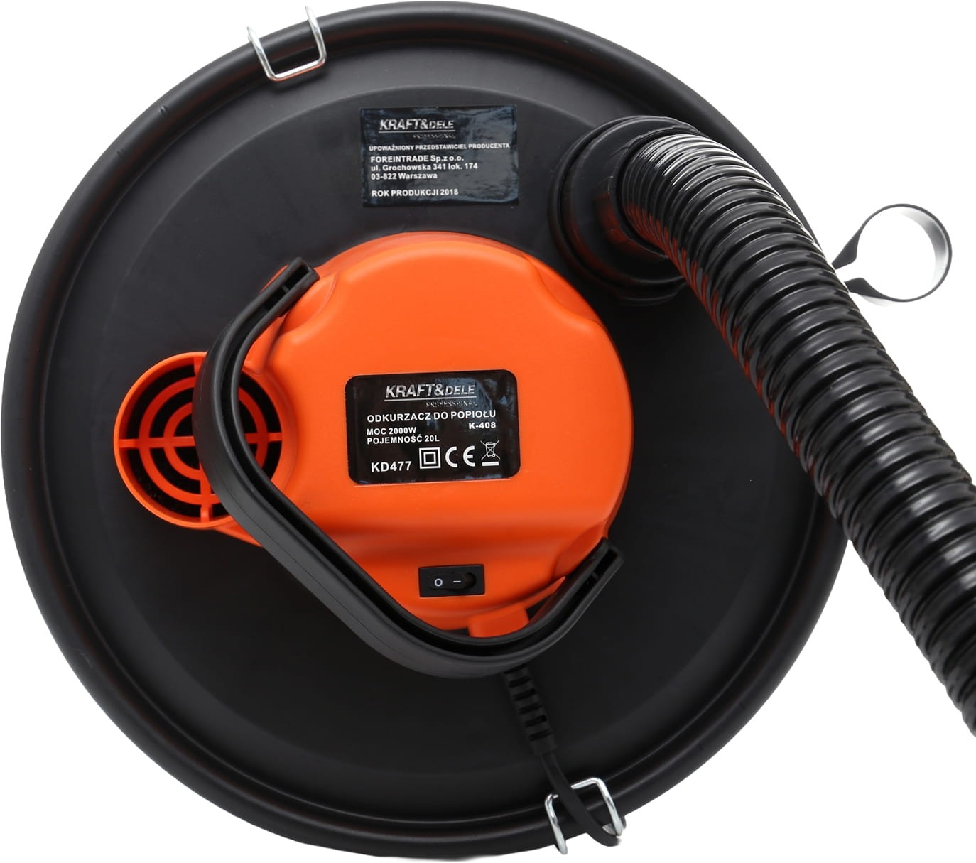 Odkurzacz do popiołu 2000W 20L KD477