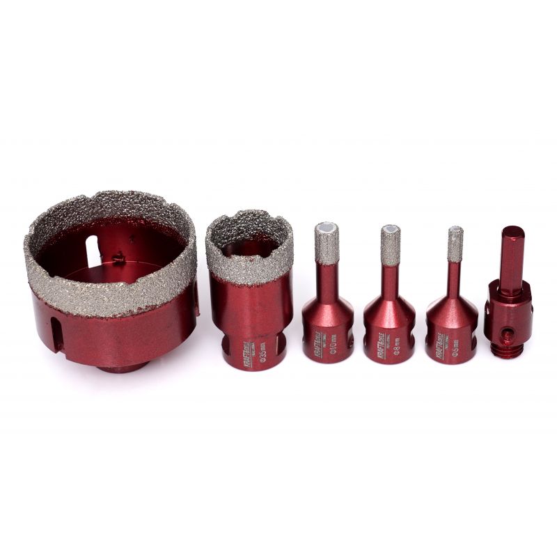 Otwornica Zestaw otwornic diamentowych M14 5 Kraft&Dele 68 mm