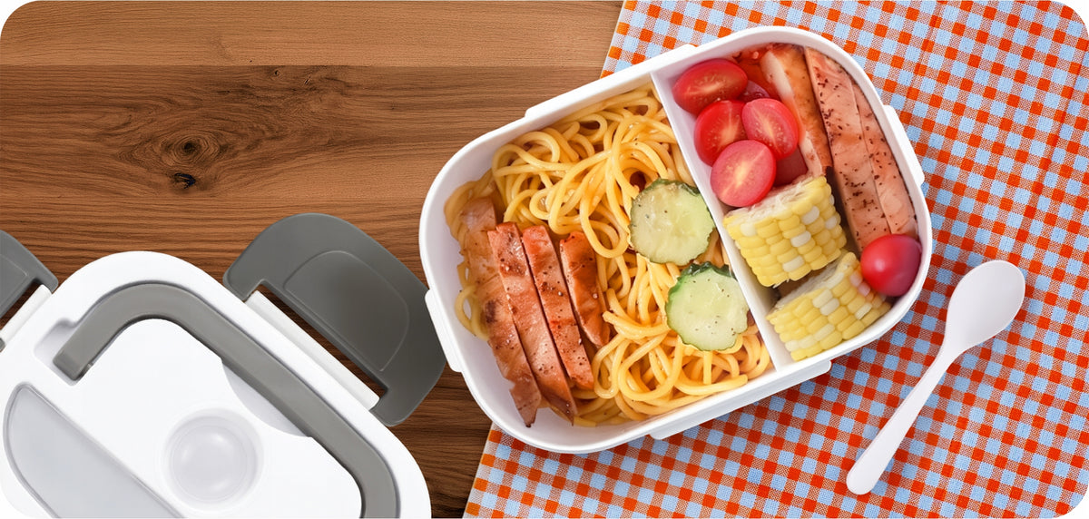 LUNCHBOX ELEKTRYCZNY PODGRZEWACZ DO JEDZENIA OBIADU ŚNIADANIÓWKA 40W 1,05L