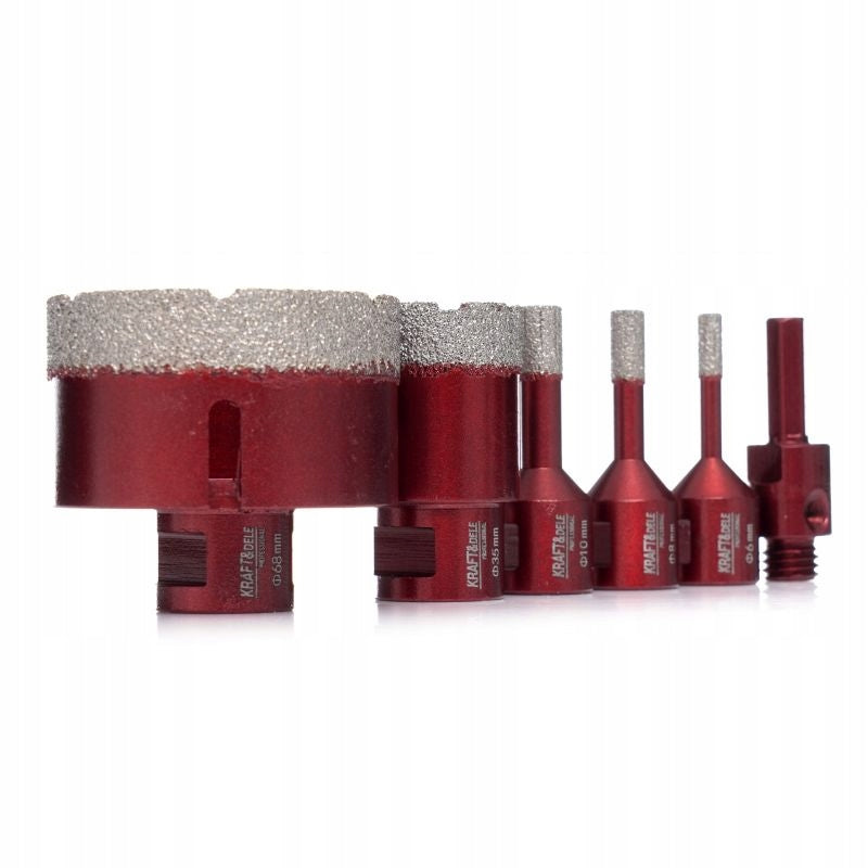 Otwornica Zestaw otwornic diamentowych M14 5 Kraft&Dele 68 mm