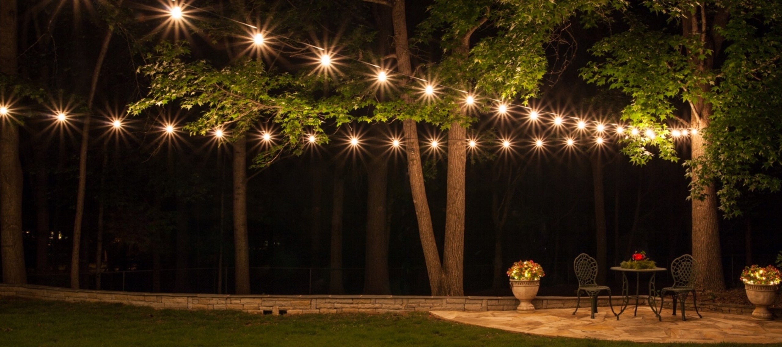 GIRLANDA SOLARNA OGRODOWA LAMPKI LED 50 ŻARÓWEK