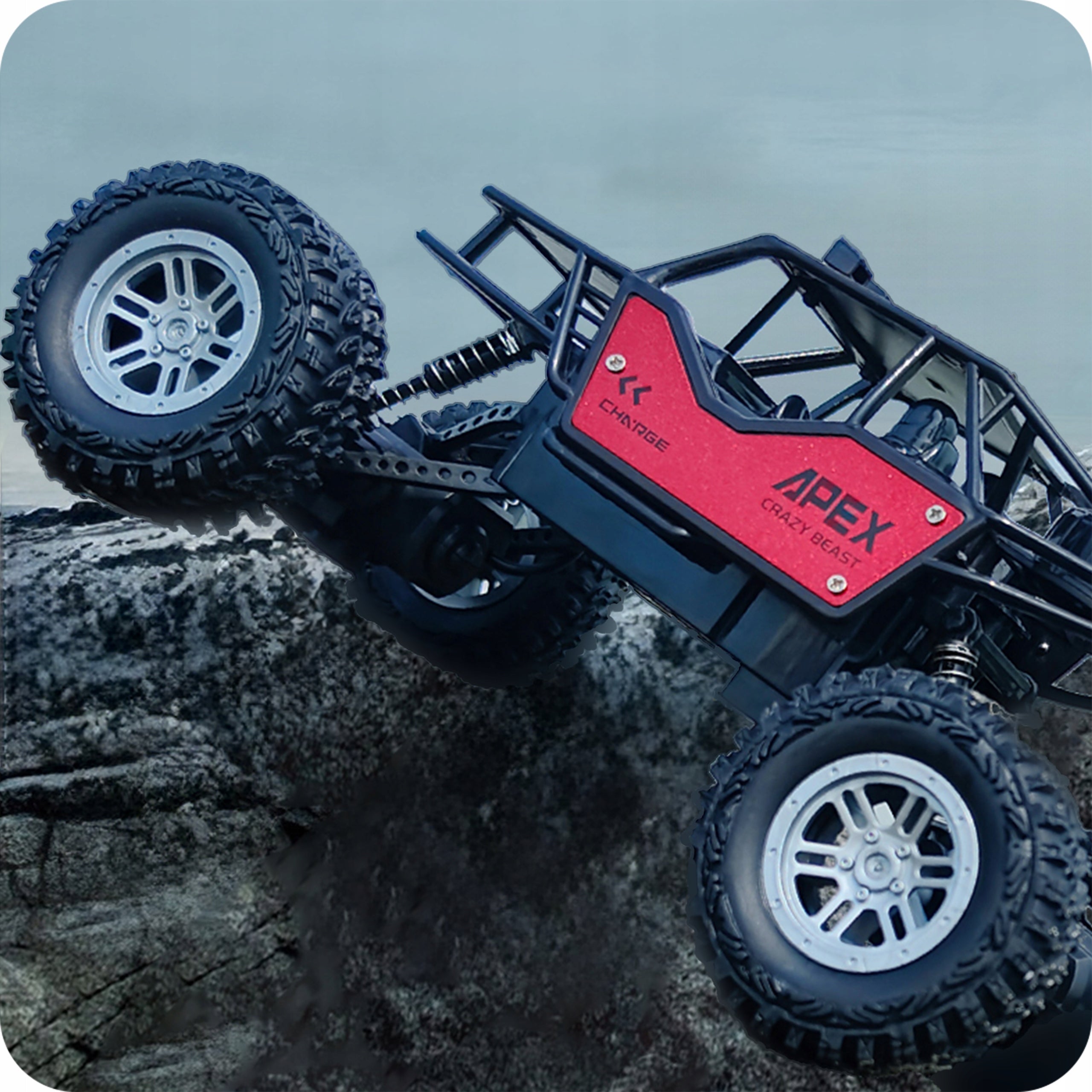 SAMOCHÓD ZDALNIE STEROWANY AUTO RC TERENOWY PILOT DUŻY + 2 AKUMULATORY 1:18