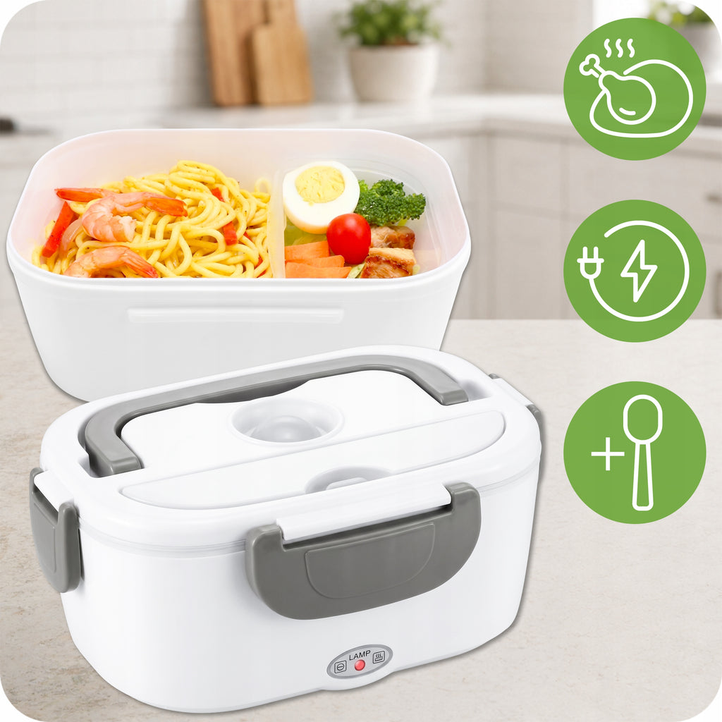 LUNCHBOX ELEKTRYCZNY PODGRZEWACZ DO JEDZENIA OBIADU ŚNIADANIÓWKA 40W 1,05L