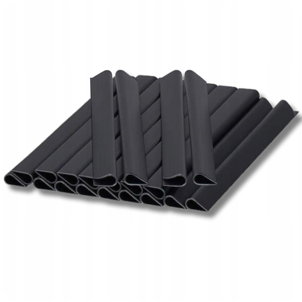 KLIPSY 19 CM DO TAŚMA OGRODZENIOWA 450g KRUMAD ANTRACYT RAL 7016 20 SZTUK