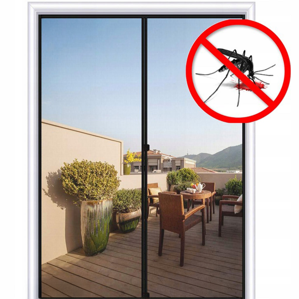MOSKITIERA NA DRZWI BALKONOWE OKNO WYMIAR MAGNETYCZNA 80/90/100 x 210/220CM
