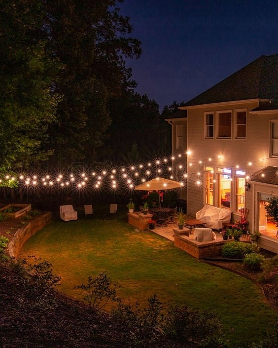 GIRLANDA SOLARNA OGRODOWA LAMPKI LED 50 ŻARÓWEK