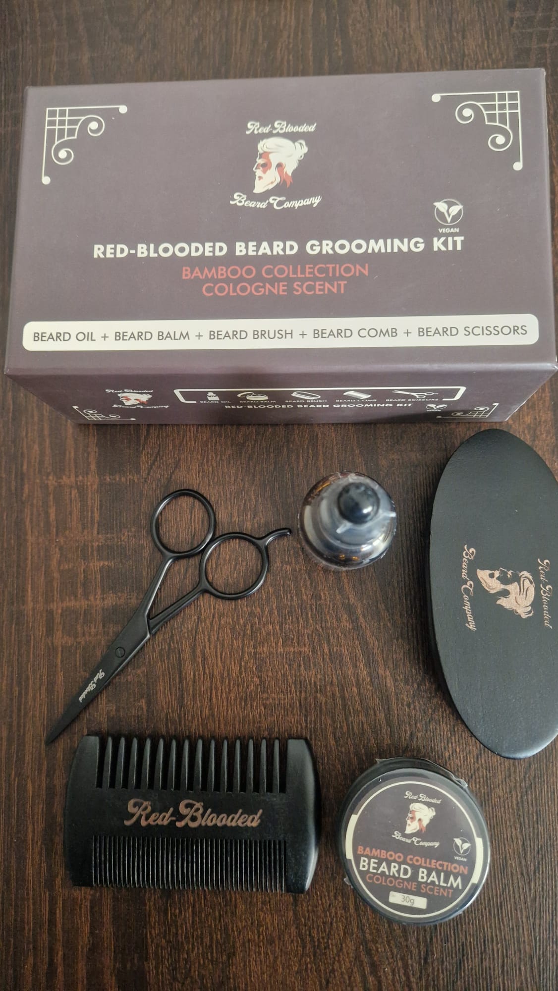 Zestaw do brody Red-Blooded Bamboo Collection NOWY