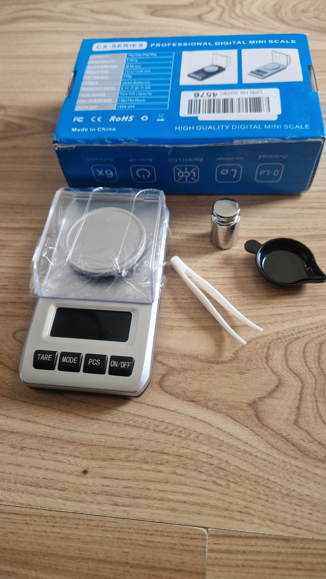 Precyzyjna Waga Cyfrowa jubilerska CX-Series (50g / 0,001g)