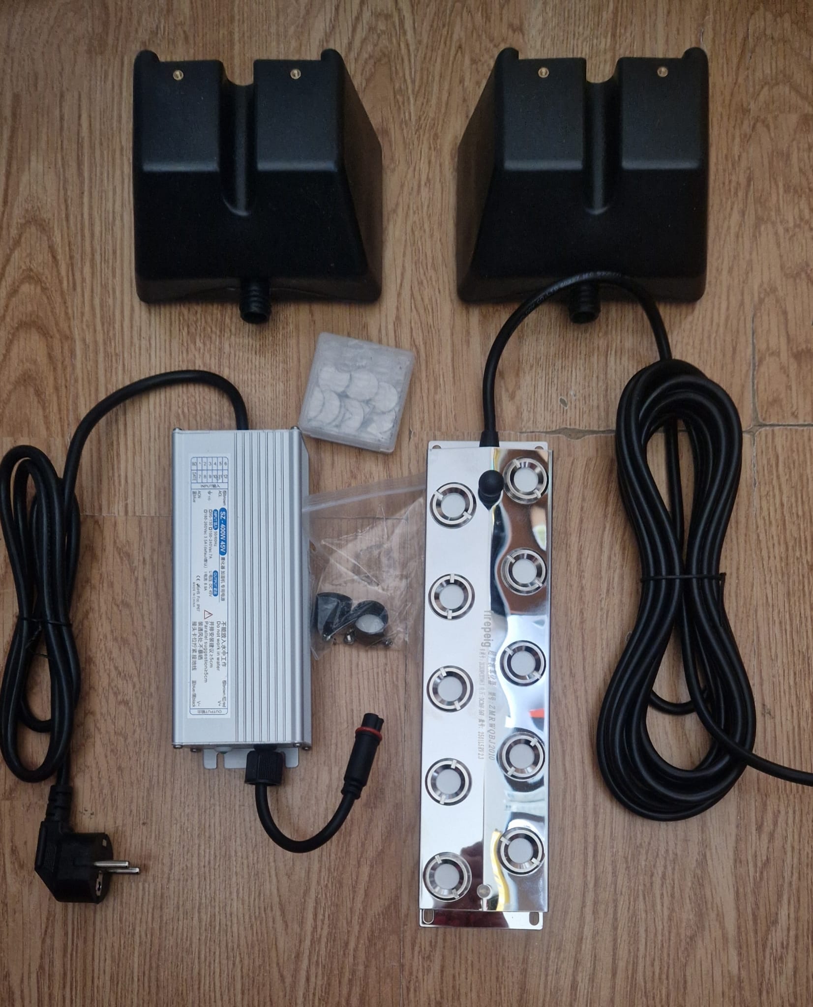 Ultradźwiękowy generator mgły 10 głowic + zasilacz 400 W – NOWY