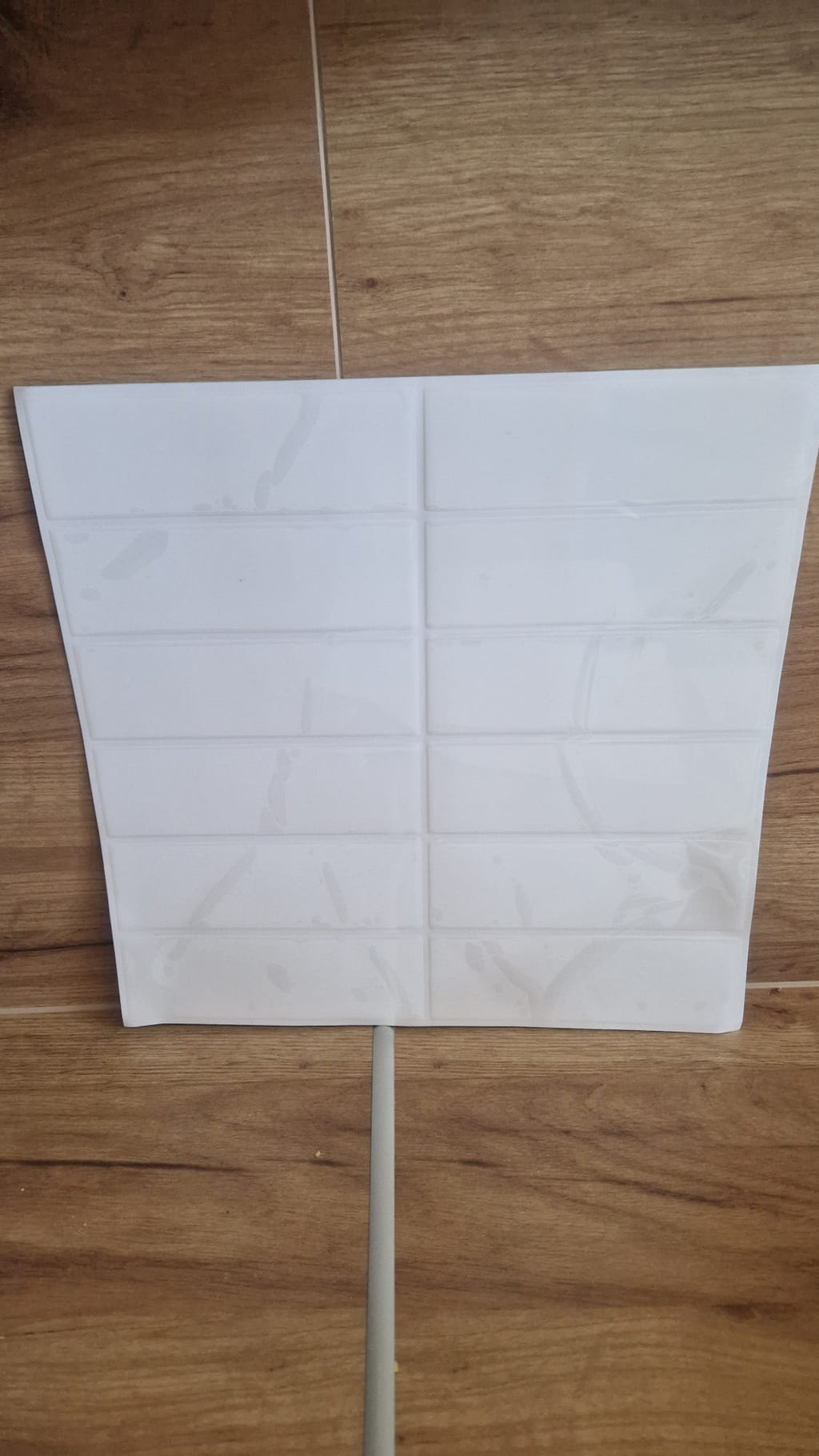 Panele ścienne 3D samoprzylepne Art3d białe 30,5 × 30,5 cm – zestaw 10 szt.