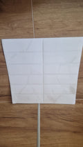 Panele ścienne 3D samoprzylepne Art3d białe 30,5 × 30,5 cm – zestaw 10 szt.