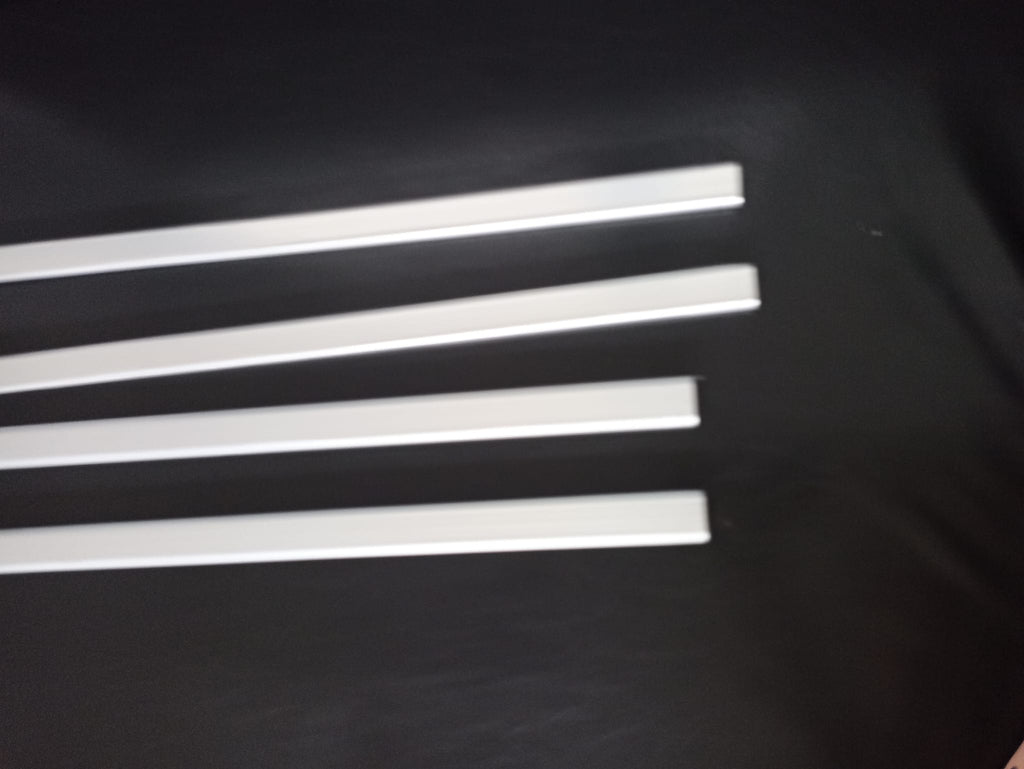 4x aluminiowy drążek do szafy garderoby na wieszaki 50 i 56,5 cm