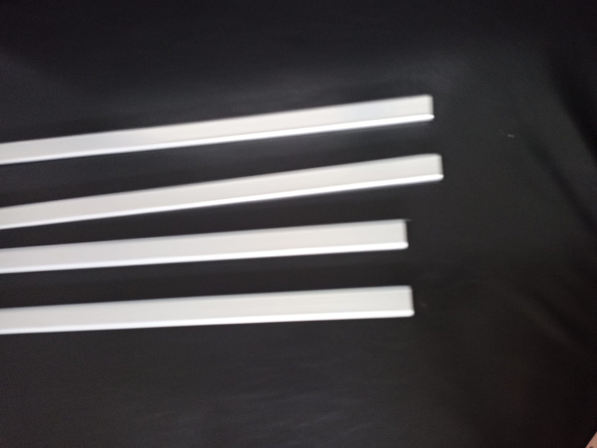 4x aluminiowy drążek do szafy garderoby na wieszaki 50 i 56,5 cm