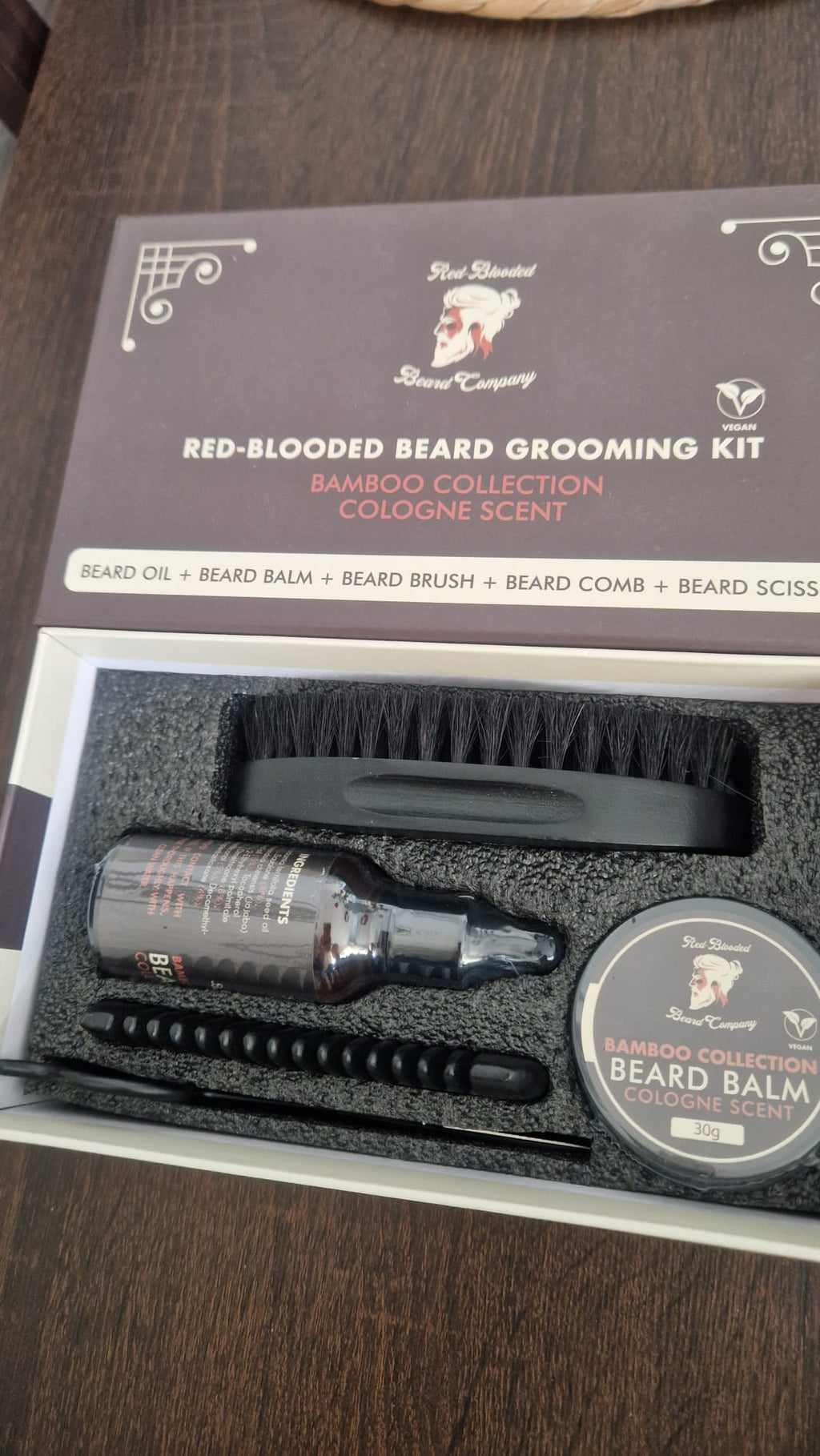 Zestaw do brody Red-Blooded Bamboo Collection NOWY
