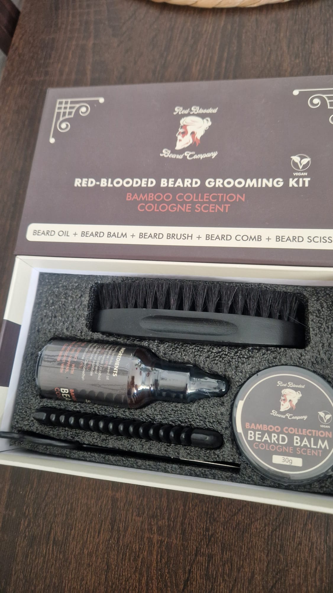Zestaw do brody Red-Blooded Bamboo Collection NOWY