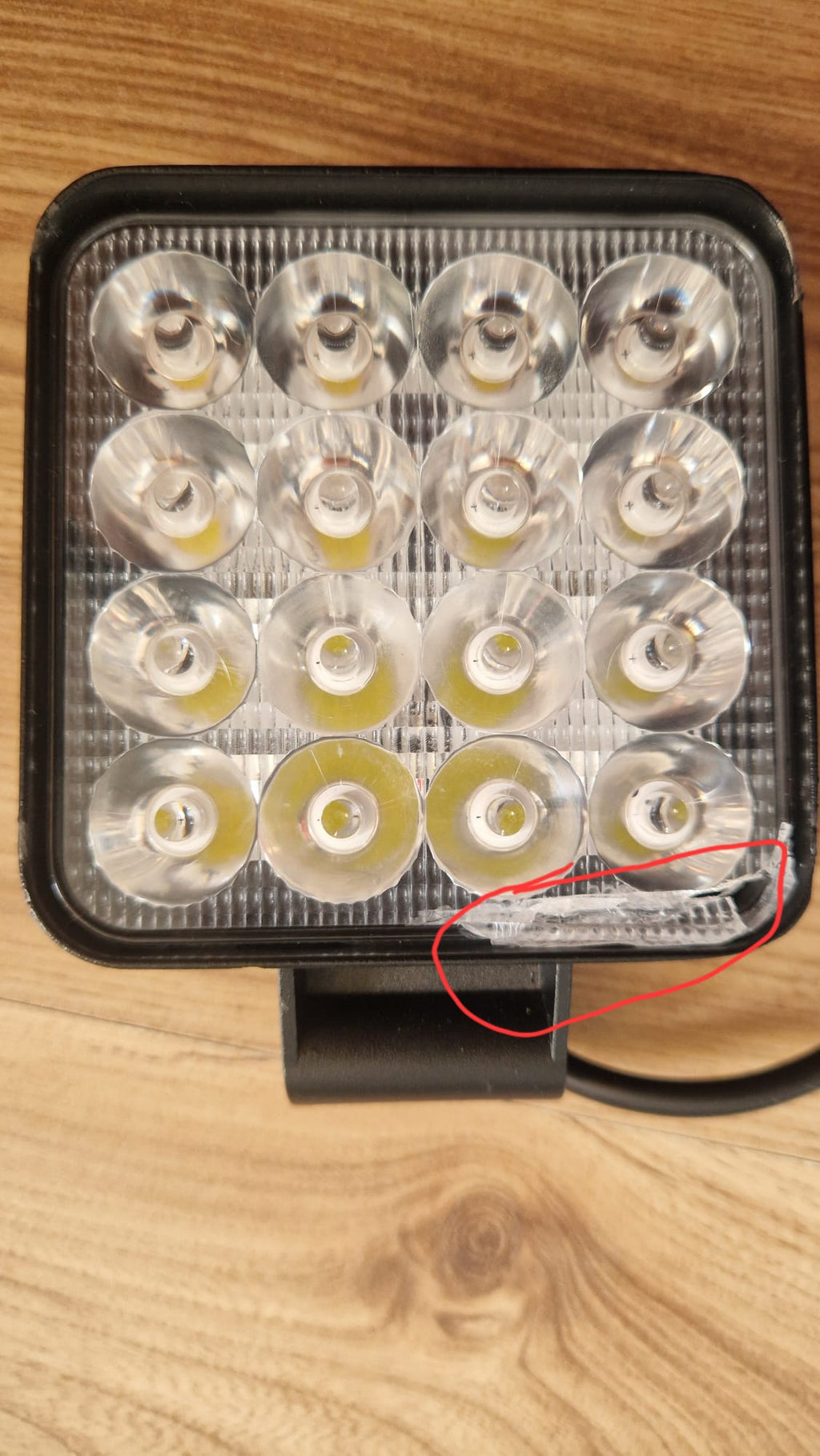 4x Lampa robocza LED, 12-30V, model 48-S-MINI, (Uwaga! Jeden defekt)