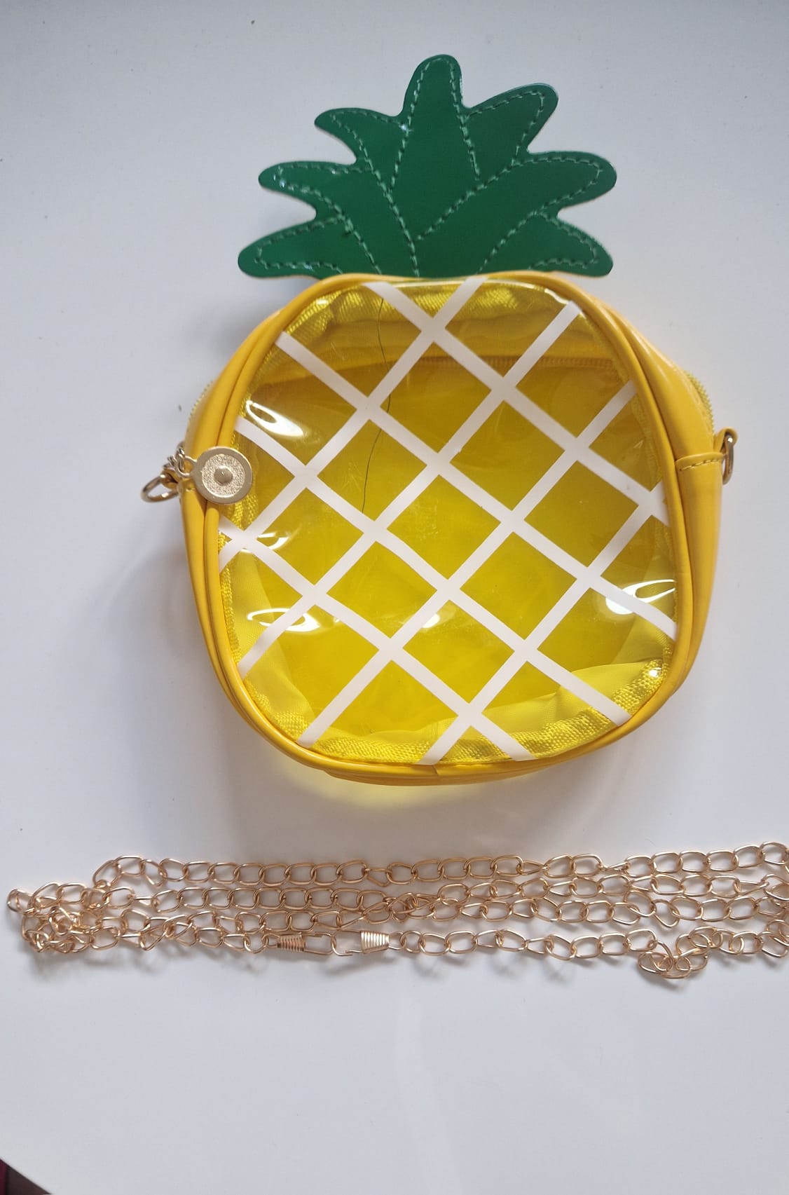 Zestaw Ananas dla dziewczynki – torebka, okulary, opaska, biżuteria i dodatki